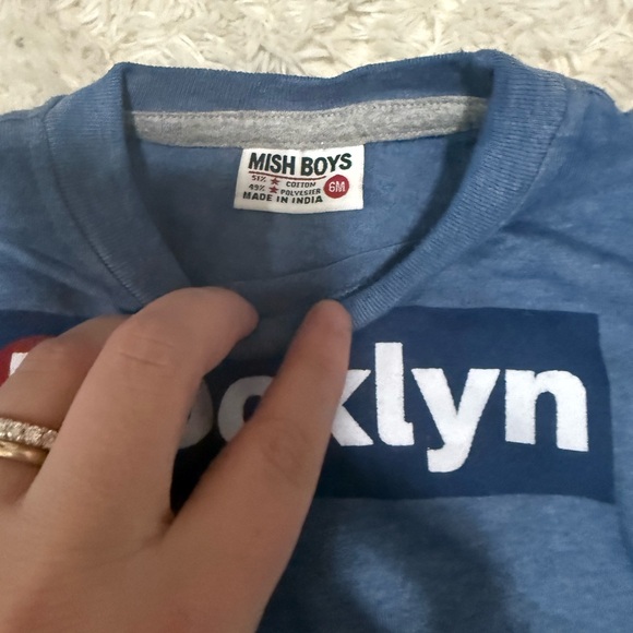 Brooklyn Long Sleeve Tee Size 6-9 months - Picture 2 of 4